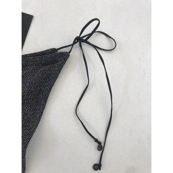 White Fox Boutique Boardwalk Rainbow Lurex String Bikini Bottom Swim - Picture 11 of 11